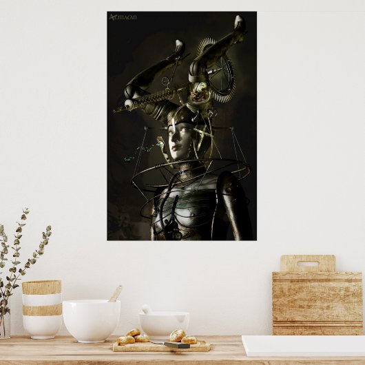 Poster La coquille dans l'obscurité (Cuisine)