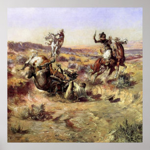 Poster "La corde brisée" de Charles M Russell