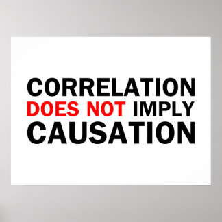 Poster La Corrélation N'Implique Pas La Causation