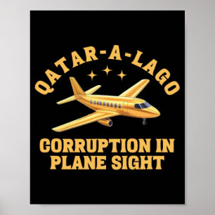 Poster La corruption du Qatar-un-lago dans l'avion contre