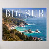 Poster La côte de Big Sur Californie (Devant)