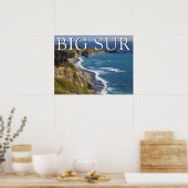 Poster La côte de Big Sur | Californie (Cuisine)