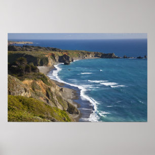 Poster La côte de Big Sur en Californie, États-Unis