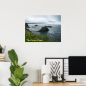 Poster La côte de l'Oregon (Bureau à domicile)
