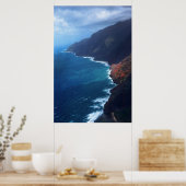 Poster la côte de pali kauai (Cuisine)