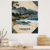 Poster La côte de Tasmanie (Cuisine)