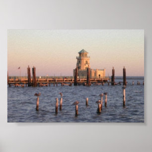 POSTER "LA CÔTE DU GOLFE DE MISSISSIPPI"