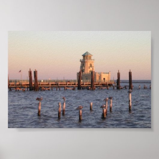 POSTER "LA CÔTE DU GOLFE DE MISSISSIPPI" (Devant)