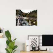 Poster La côte du Texas roches et crique (Bureau à domicile)