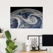 Poster La Côte Sud De L'Alaska Et Le Golfe De L'Alaska. (Bureau à domicile)