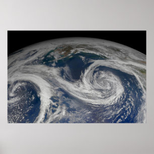 Poster La Côte Sud De L'Alaska Et Le Golfe De L'Alaska.