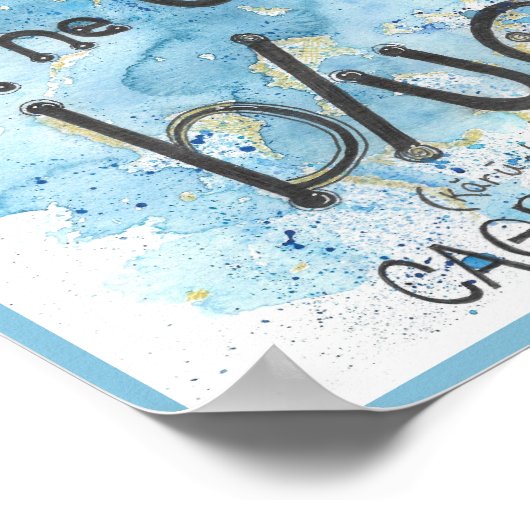 Poster La couleur bleue (Coin)