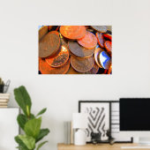 Poster La couleur de l'argent (Bureau à domicile)