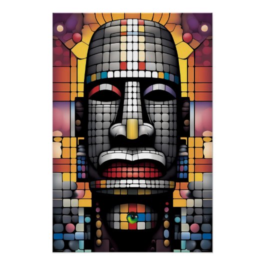 Poster La couleur de RapaNui (Devant)