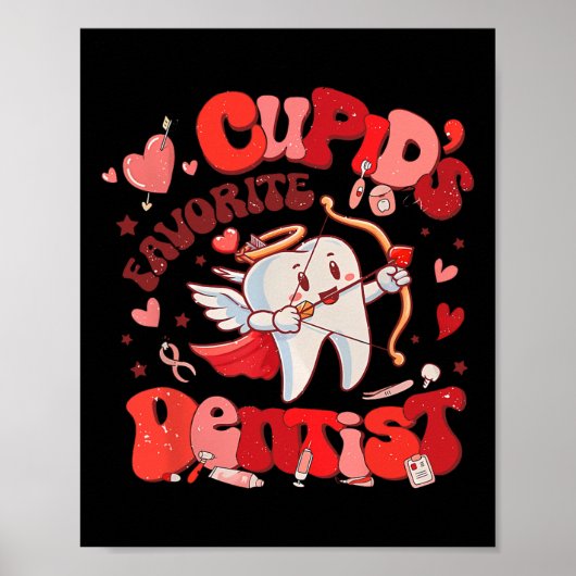 Poster La coupe dentaire préférée de Tooth Cupid équipe d (Devant)