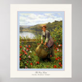 Poster La coupe d'herbe ~ Daniel Ridgway Knight (Devant)