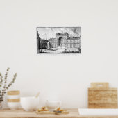 Poster La Cour du Belvédère dans le Vatican Rome (Cuisine)