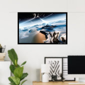 Poster La Courbe du froid (Bureau à domicile)