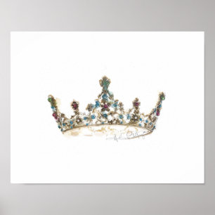Poster La Couronne de la Reine par Heather French Henry