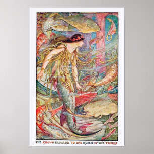 Poster "La Couronne revient à la reine des poissons"