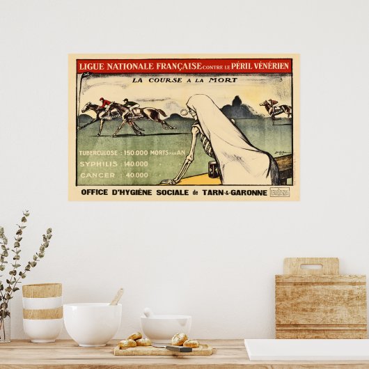 Poster La course est activée (Cuisine)