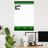 Poster La coutume du bar mitzvah de Marshall (Bureau à domicile)