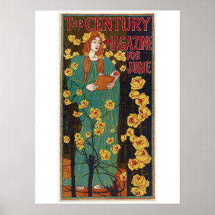 Poster La couverture du Century de juin 1896 par Rhead