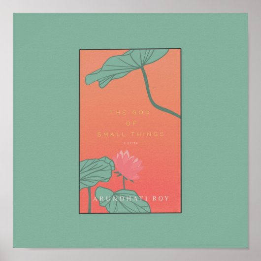 Poster La couverture du livre Dieu des petites choses (Devant)