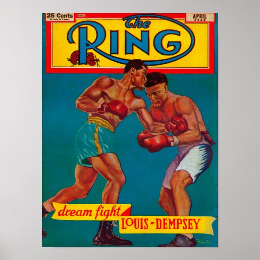 Poster La couverture du magazine Ring (Devant)