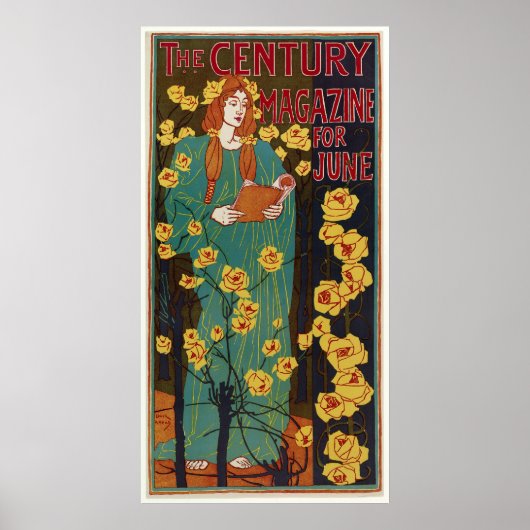 Poster La couverture du siècle 1896 Juin par Rhead (Devant)