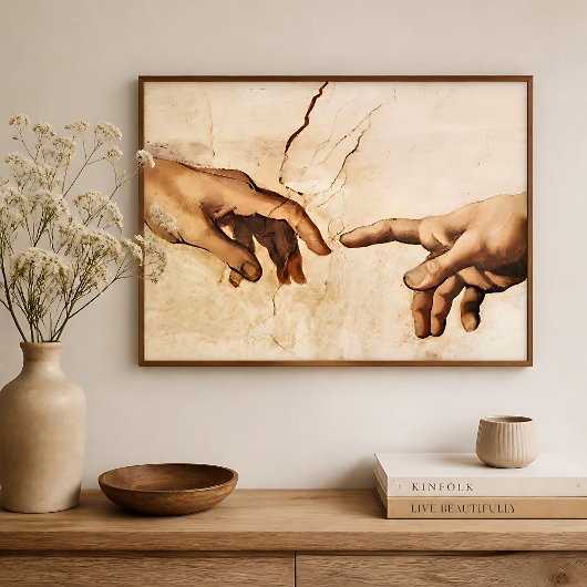 Poster La Création d'Adam
