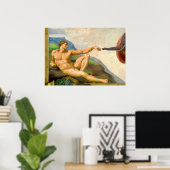 Poster La Création D'Adam Parody (Bureau à domicile)