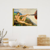 Poster La Création D'Adam Parody (Cuisine)