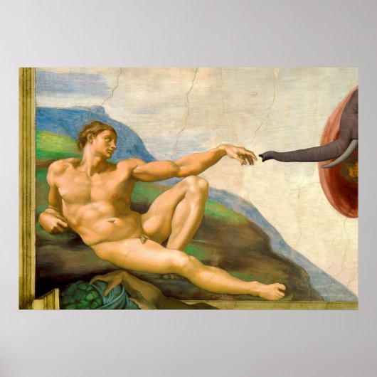 Poster La Création D'Adam Parody (Devant)