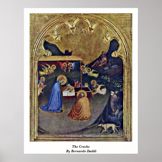 Poster La Creche De Bernardo Daddi (Devant)