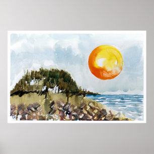 Poster La crique du surfer