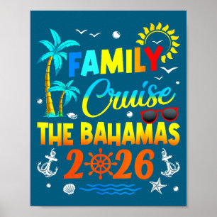 Poster La croisière familiale des femmes Bahamas Été