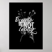 Poster La croissance n'est pas linéaire verticale (Devant)