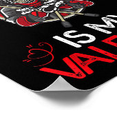 Poster La crosse est ma crosse de Saint Valentin La Saint (Coin)