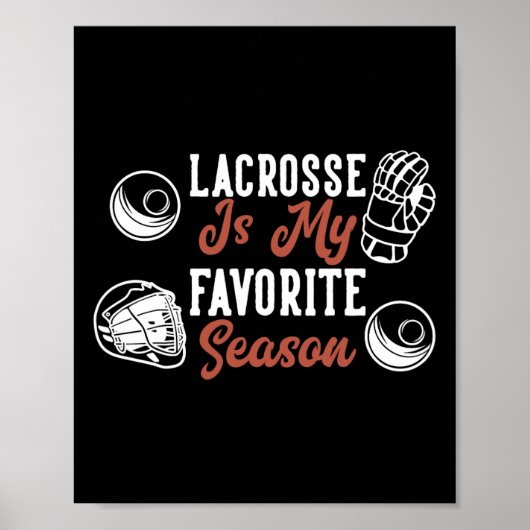 Poster La crosse Est Ma Saison Préférée (Devant)