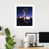 Poster La Crucifixion de Jésus par Carl Bloch. Art (Bureau à domicile)