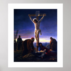 Poster La Crucifixion de Jésus par Carl Bloch. Art