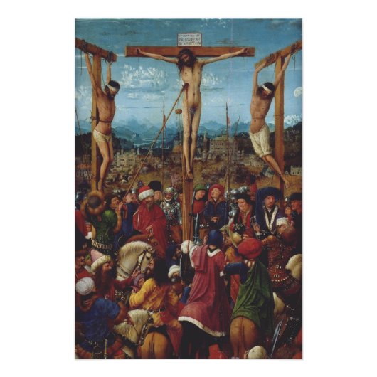 Poster La Crucifixion de Van Eyck (Devant)