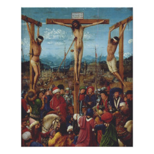 Poster La Crucifixion de Van Eyck