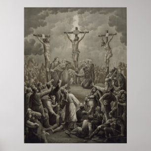 Poster La crucifixion du Christ meurent Kreuzigung Jesu