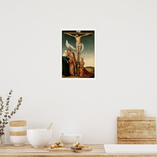 Poster La crucifixion (panneau) (Cuisine)