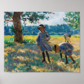 Poster La Cueillette des Fleurs | Henri Lebasque (Devant)