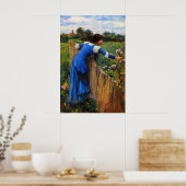 Poster La Cueilleuse de Fleurs par John William Waterhous (Cuisine)