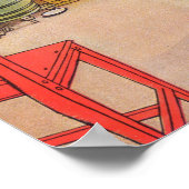 Poster La cuisine de Carl Larsson, 1898 (Coin)