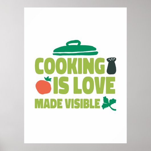 Poster La cuisine Est Amoureuse Et Visible (Devant)